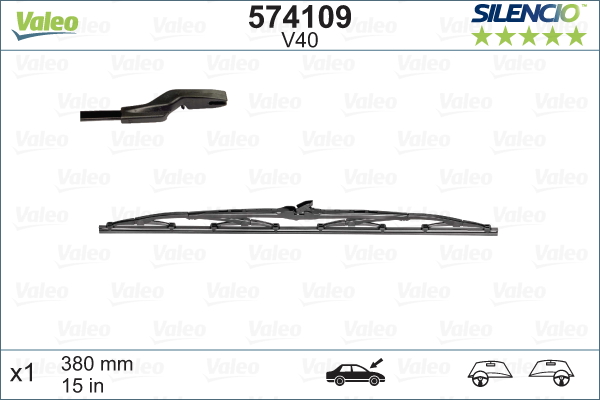 Щетка стеклоочистителя - 574109 VALEO