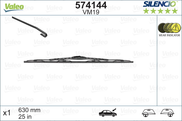 Wiper Blade - 574144 VALEO