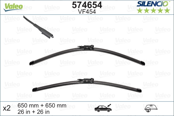 Щетка стеклоочистителя - 574654 VALEO