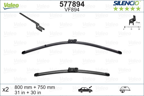 Wischblatt - 577894 VALEO