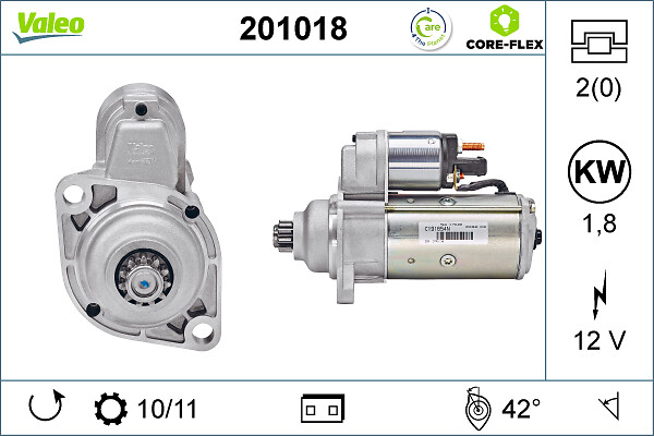 Starter - 201018 VALEO