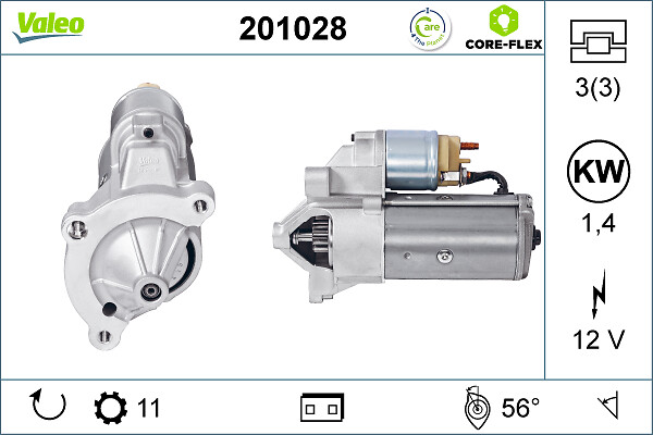 Starter - 201028 VALEO