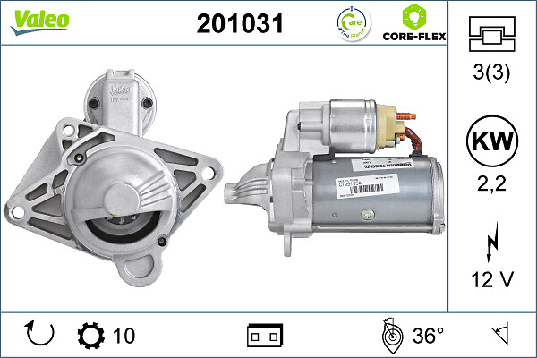 Starter - 201031 VALEO