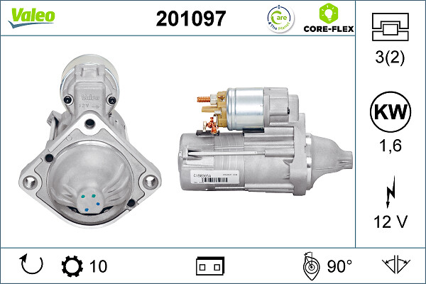 Starter - 201097 VALEO