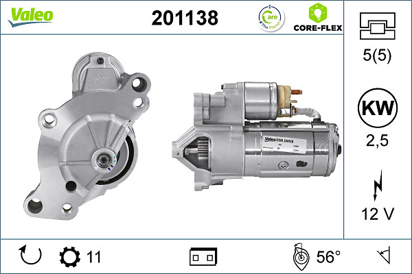 starteris - 201138 VALEO