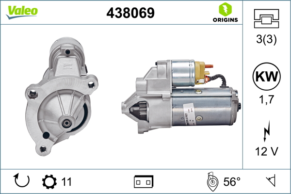 starteris - 438069 VALEO