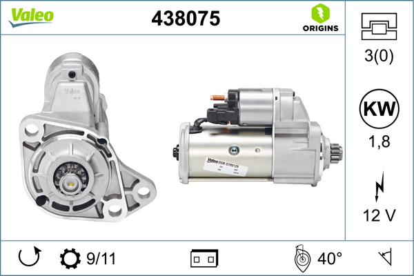 starteris - 438075 VALEO