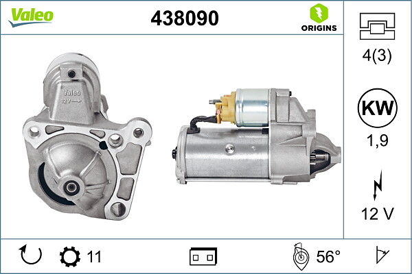 starteris - 438090 VALEO