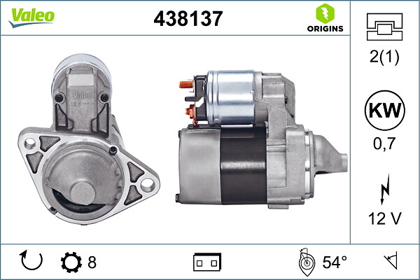 Starter - 438137 VALEO