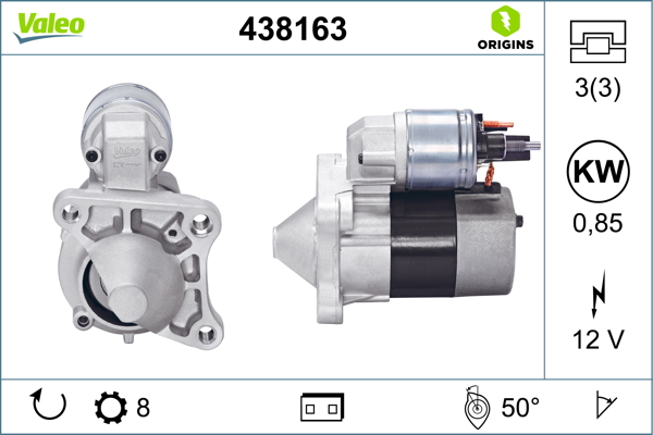 Starter - 438163 VALEO