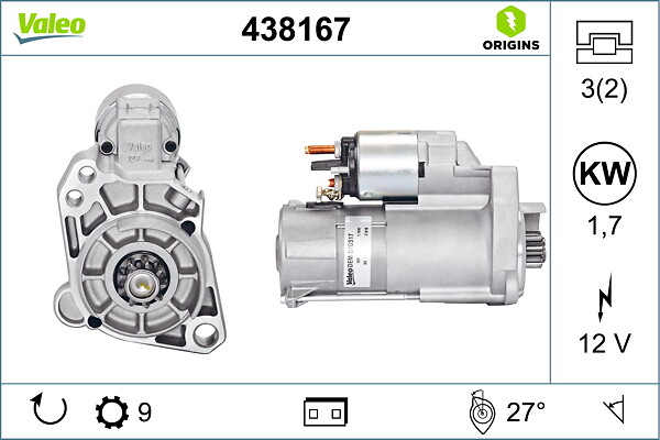 starteris - 438167 VALEO