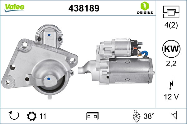 Starter - 438189 VALEO