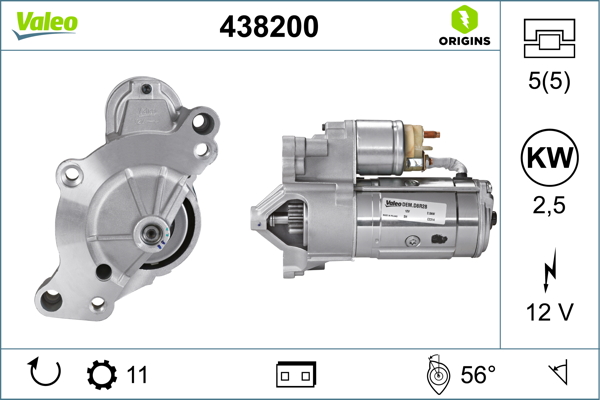 starteris - 438200 VALEO