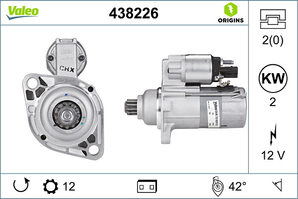 Starter - 438226 VALEO
