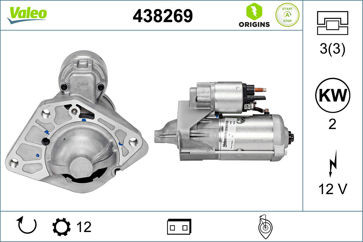 Starter - 438269 VALEO