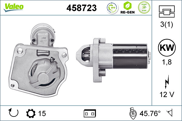 starteris - 458723 VALEO