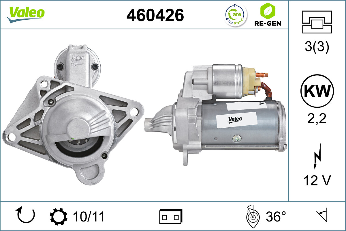 Starter - 460426 VALEO