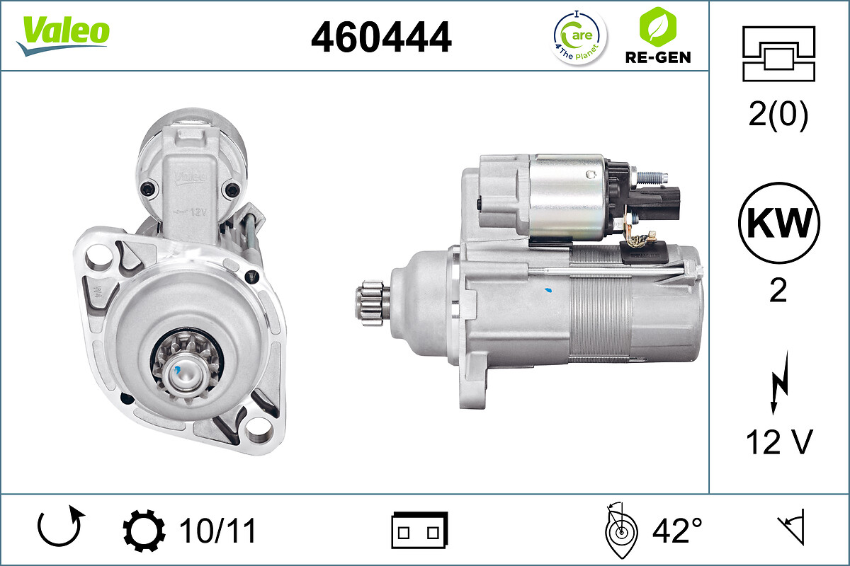 Стартер - 460444 VALEO