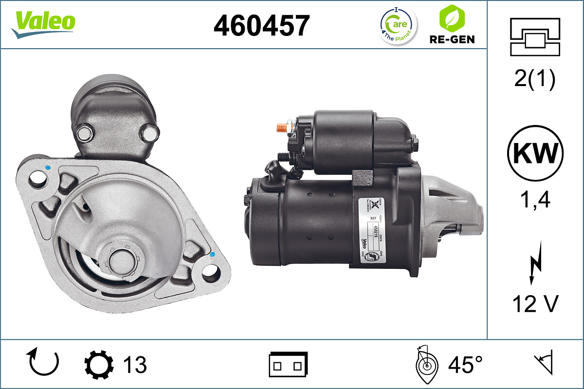 Стартер - 460457 VALEO