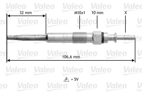 Glow Plug - 345134 VALEO