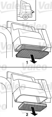 filtras, salono oras - 716001 VALEO