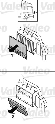 Filter, interior air - 716034 VALEO