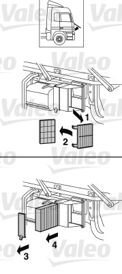 Filter, interior air - 716039 VALEO