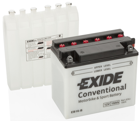 starterio akumuliatorius - EB16-B EXIDE