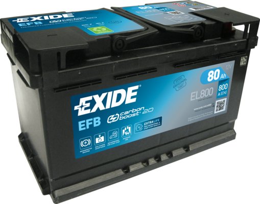 Стартерная аккумуляторная батарея - EL800 EXIDE