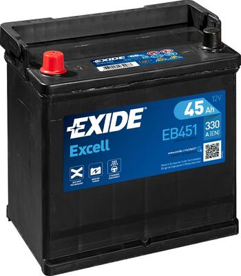 Starterbatterie - EB451 EXIDE