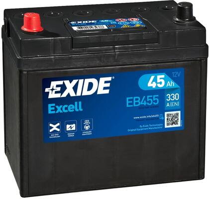 Starterbatterie - EB455 EXIDE