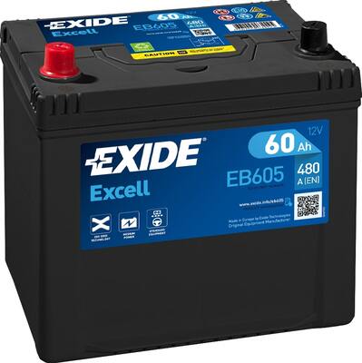 starterio akumuliatorius - EB605 EXIDE