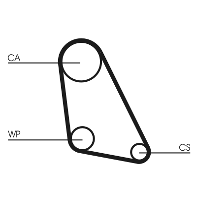 Timing Belt - CT534 CONTINENTAL CTAM
