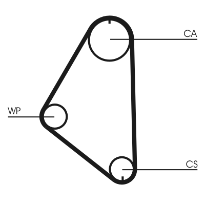 Water Pump & Timing Belt Set - CT558WP1 CONTINENTAL CTAM
