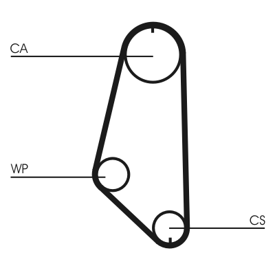 paskirstymo diržas - CT720 CONTINENTAL CTAM