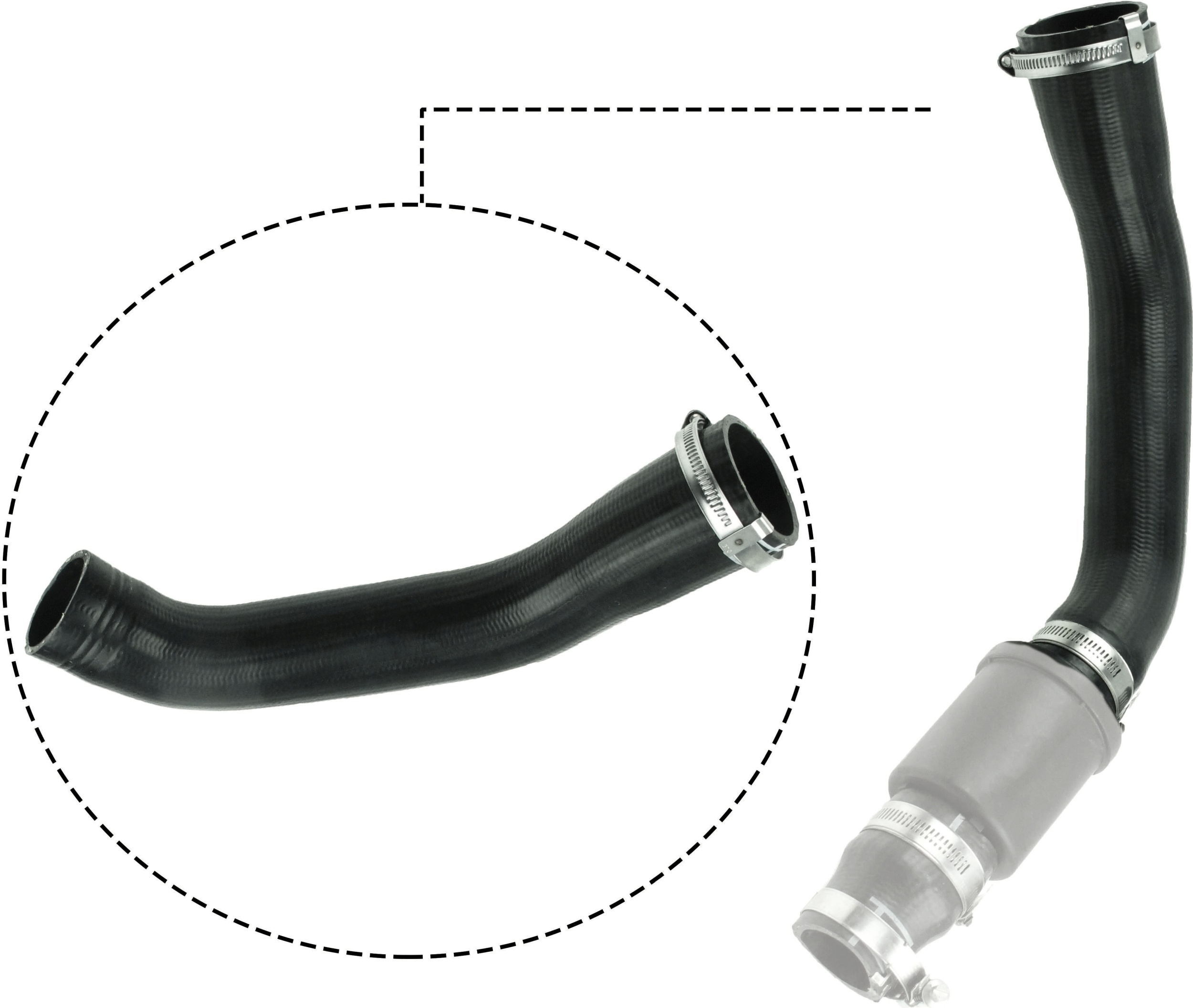 Charger Air Hose - 09-0631 GATES