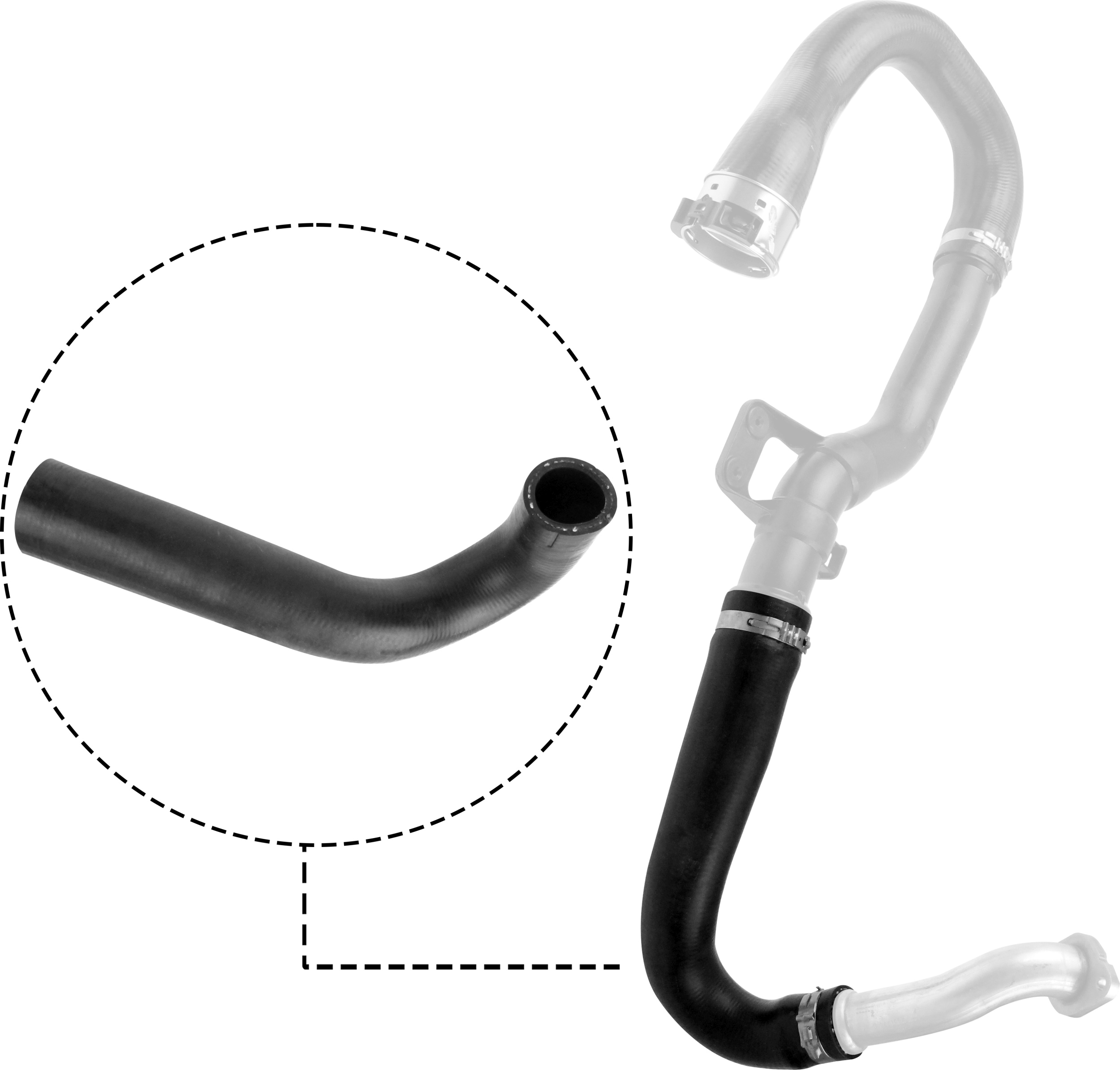 Charger Air Hose - 09-0679 GATES