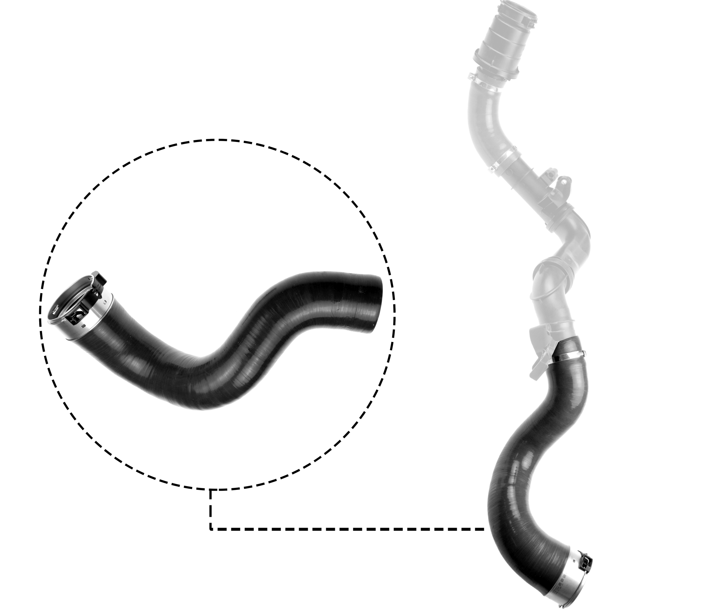 Charger Air Hose - 09-1301 GATES