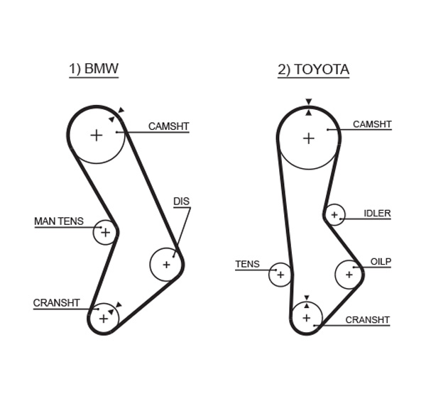 Timing Belt - 5017 GATES