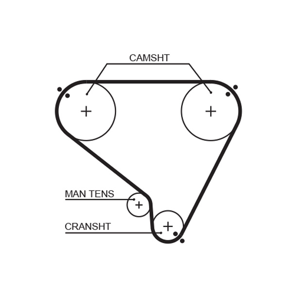 Timing Belt - 5146 GATES