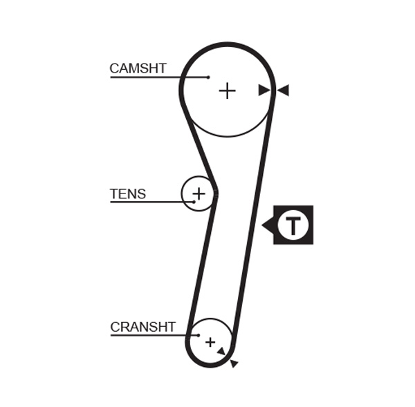 Timing Belt - 5263XS GATES