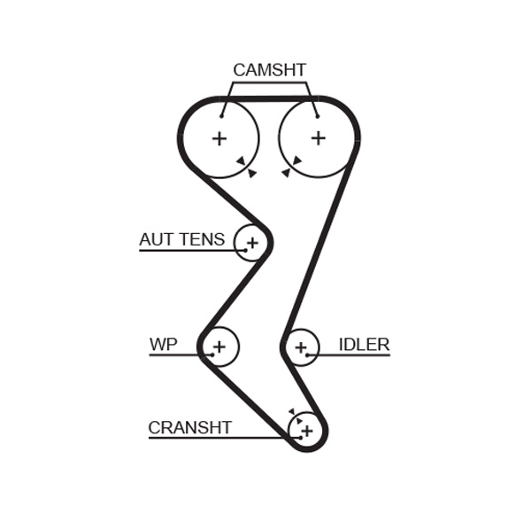 Timing Belt - 5528XS GATES
