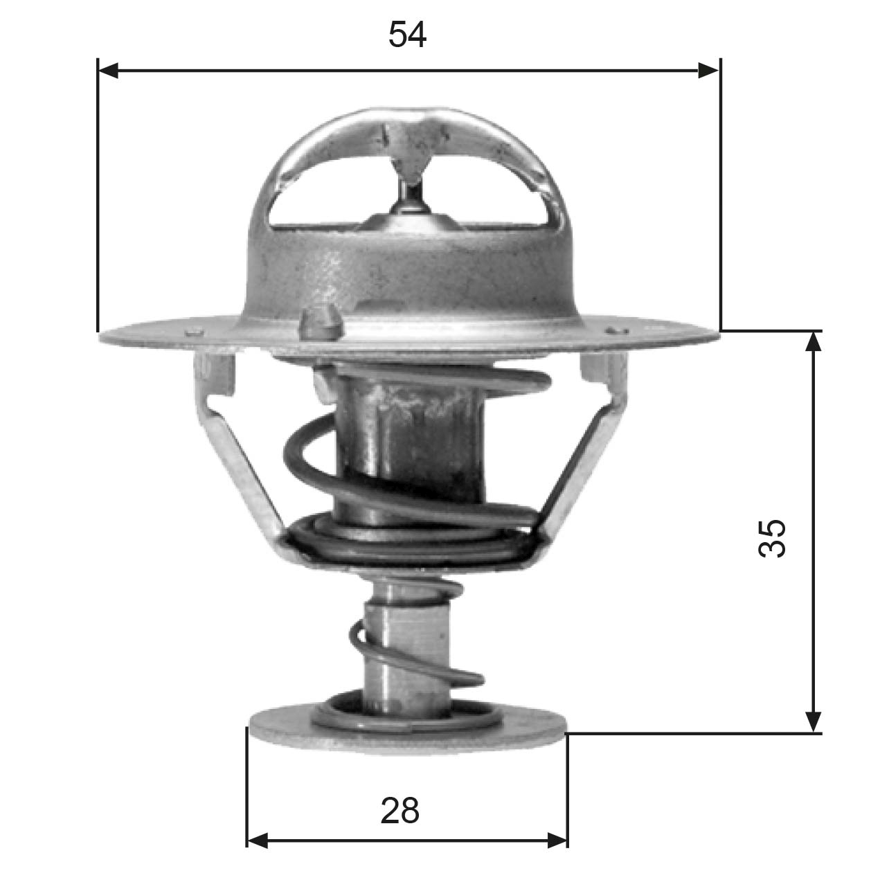 Thermostat, Kühlmittel - TH04277 GATES
