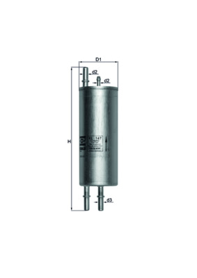 Filtro carburante - KL 167 KNECHT