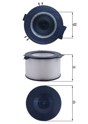 Filtro, Aria abitacolo - LA 65 KNECHT