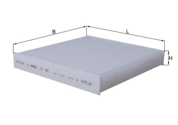 Filter, interior air - LA 395 KNECHT