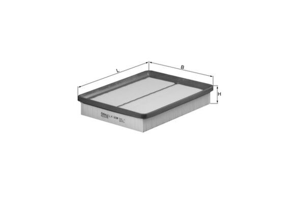oro filtras - LX 1039 KNECHT