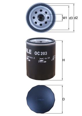 Oil Filter - OC 203 KNECHT