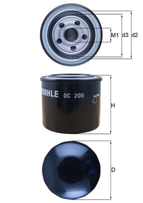Oil Filter - OC 205 KNECHT