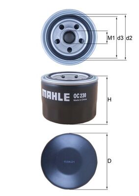 Oil Filter - OC 230 KNECHT